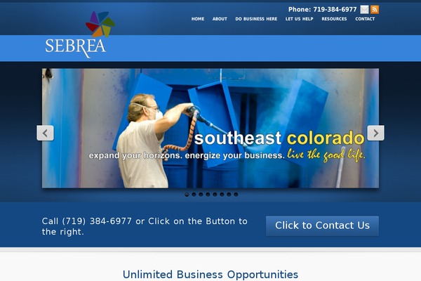 WordPress website example screenshot