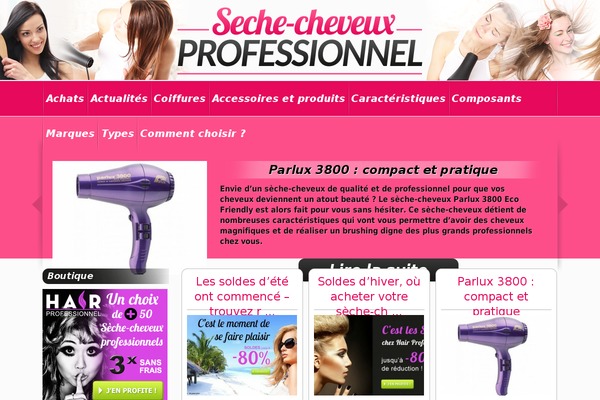 seche-cheveux-professionnel.com site used Seche-cheveux-professionnel