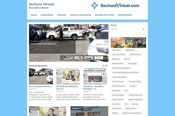 WordPress website example screenshot
