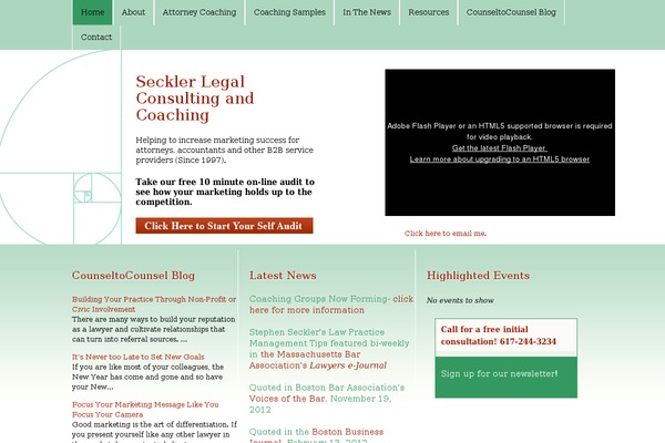 WordPress website example screenshot