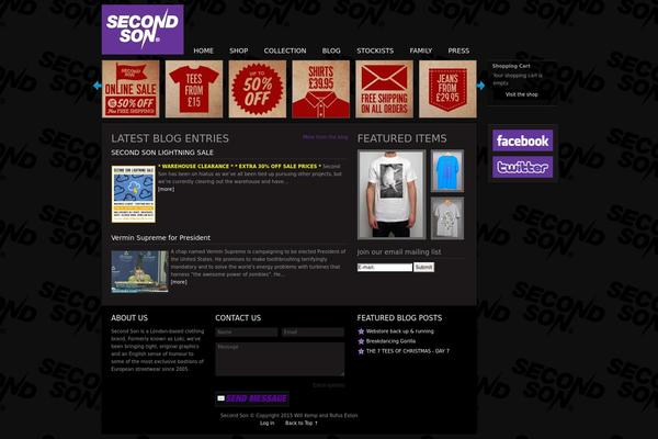 second-son.com site used Basic-theme