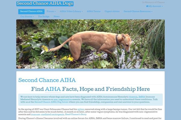 secondchanceaihadogs.com site used Firmasite-base