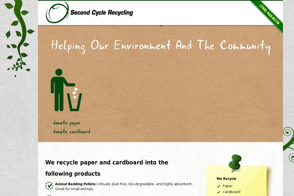 WordPress website example screenshot