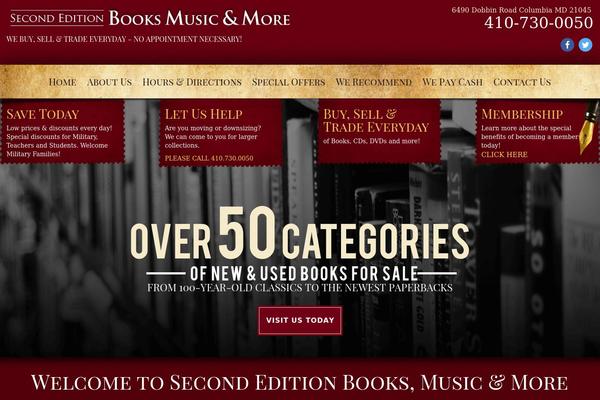 secondeditionbooks.com site used Darwin