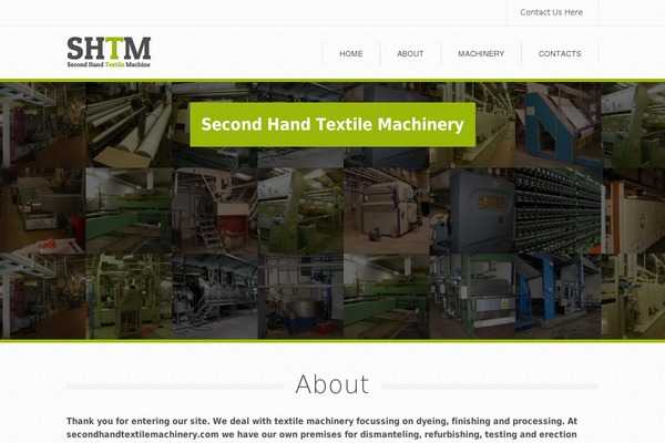 secondhandtextilemachinery.com site used Funder