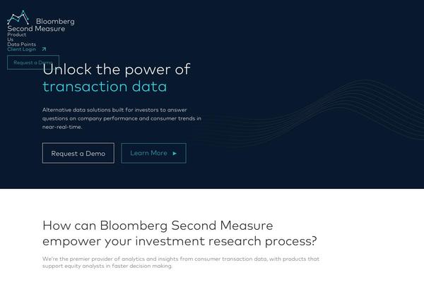 secondmeasure.com site used Second-measure-2018