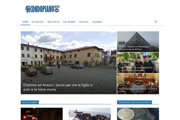 Newspaper theme site design template sample