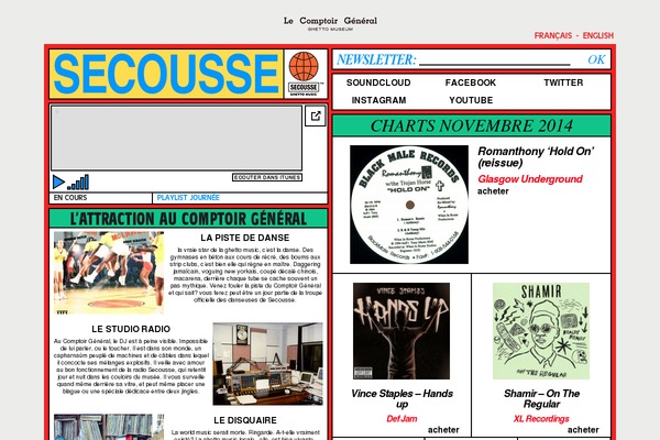 secousse.org site used Secousse.tv