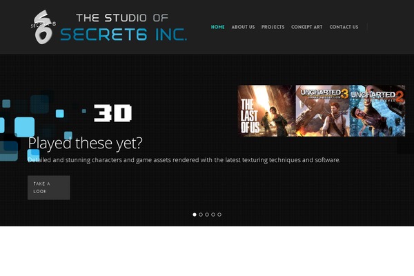 Salient theme site design template sample