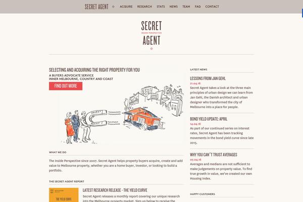 secretagent.com.au site used Secretagent