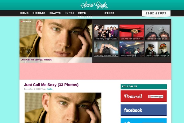 WordPress website example screenshot