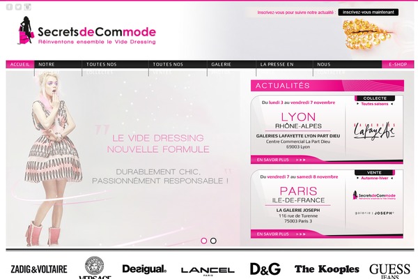Blossom Fashion theme site design template sample