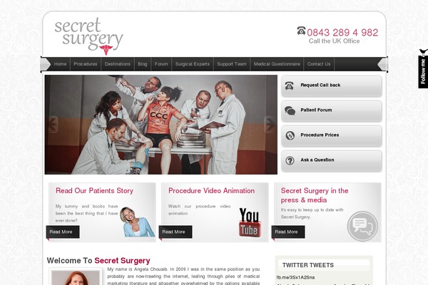 secretsurgery.co.uk site used Secrets
