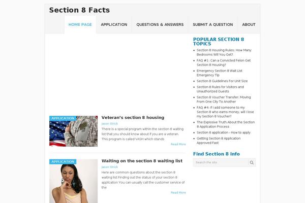 section8facts.com site used Bricks