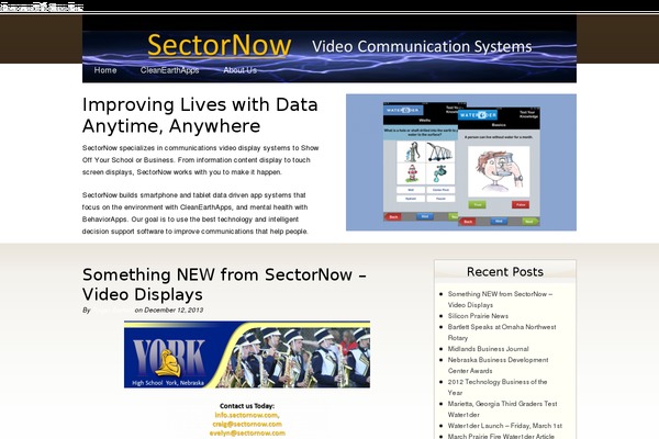 sectornow.com site used Edmond-brown