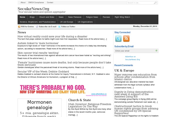 secularnews.org site used Linepress-26