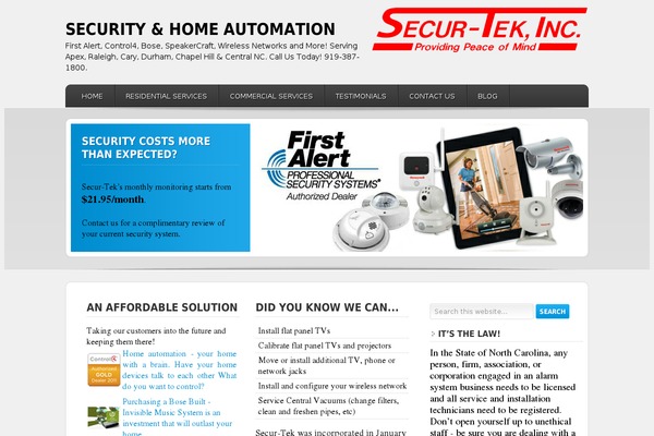 secur-tek.com site used Securtek