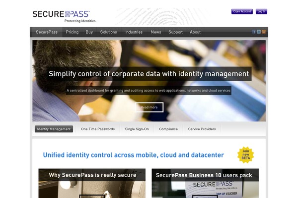 WordPress website example screenshot