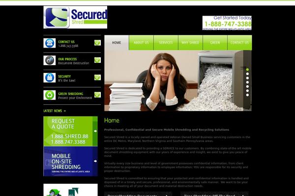 securedshred.com site used Theme1074