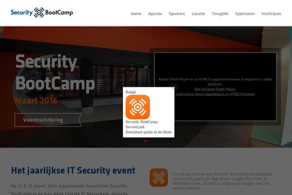 security-bootcamp.nl site used Securelink