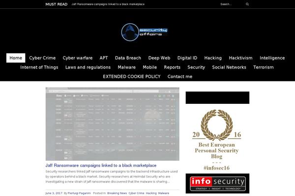 securityaffairs.co site used Rigel_old