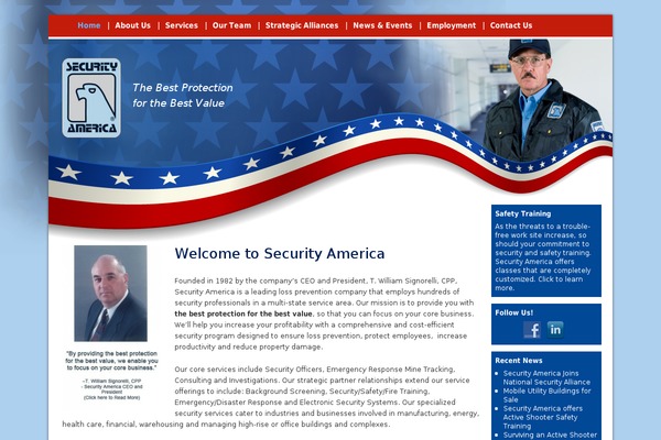 securityamerica.com site used Securityamerica