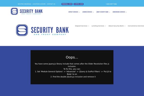 securitybanktn.com site used Security-bank
