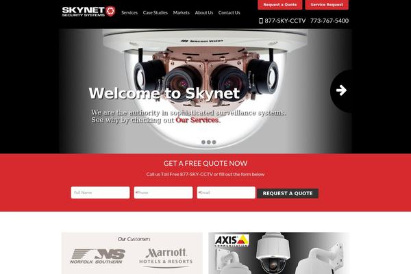 securitysystemschicago.com site used Skynet