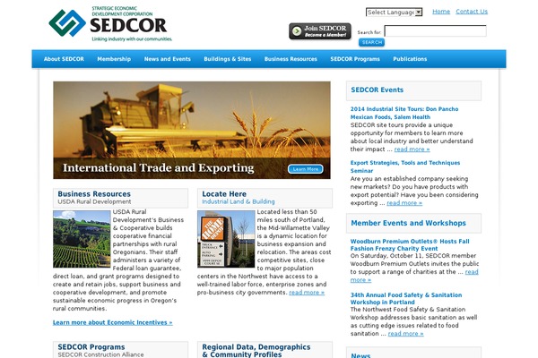 sedcor.com site used Sedcor