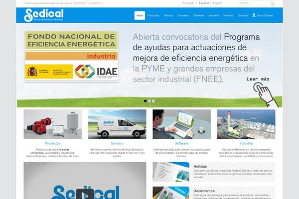sedical.com site used Eficiencia-energetica-sedical