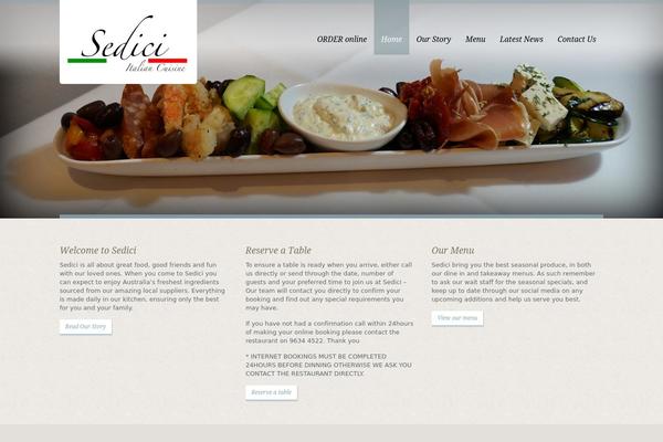 White Rock theme site design template sample