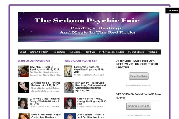WordPress website example screenshot