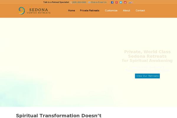 sedonavortexretreats.com site used Dandelion