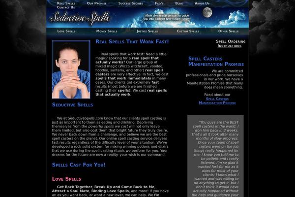 seductivespells.com site used Sstheme