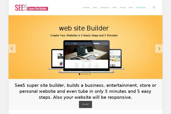 WordPress website example screenshot