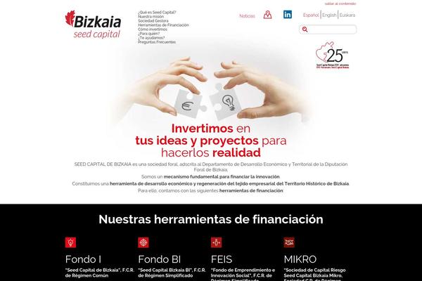 seedcapitalbizkaia.com site used Seedcapital