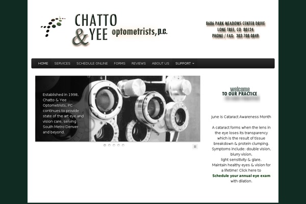 WordPress website example screenshot