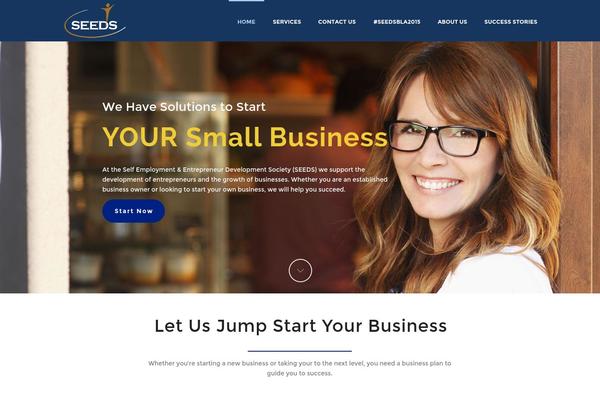 Jupiter theme site design template sample