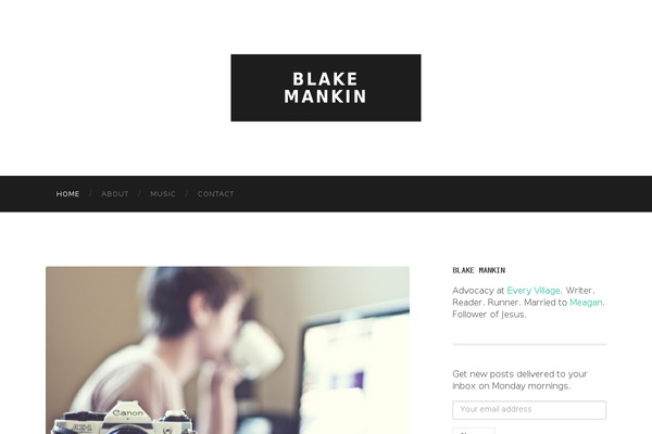 Hemingway theme site design template sample