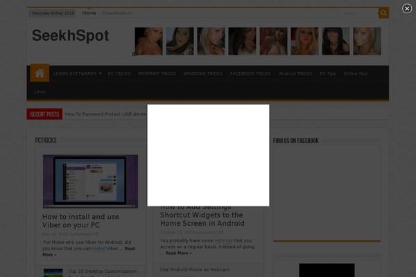 WordPress website example screenshot