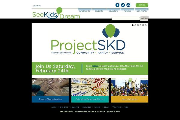seekidsdream.org site used Seekidsdream