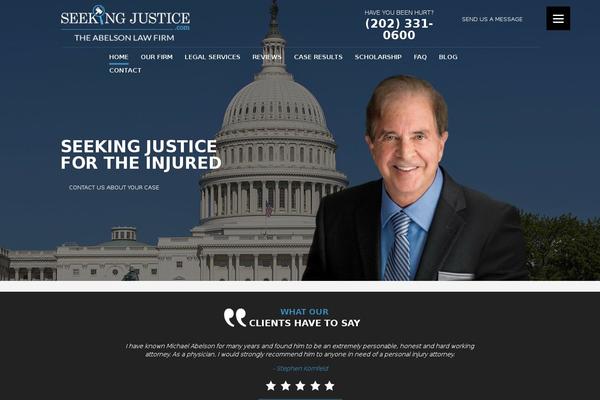 seekingjustice.com site used Abelson