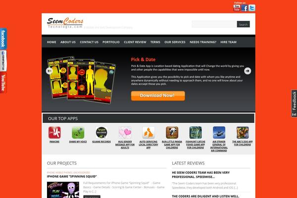 Valor theme site design template sample
