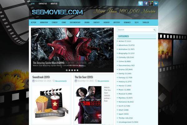 Moviemag theme site design template sample