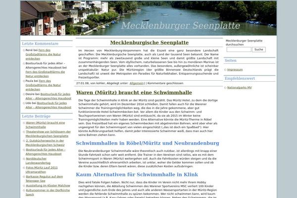 WordPress website example screenshot