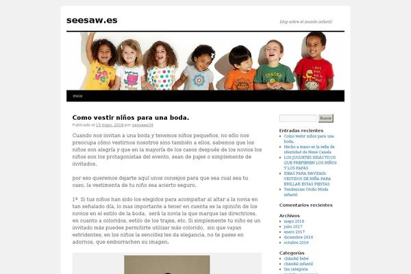 Twenty Ten theme site design template sample