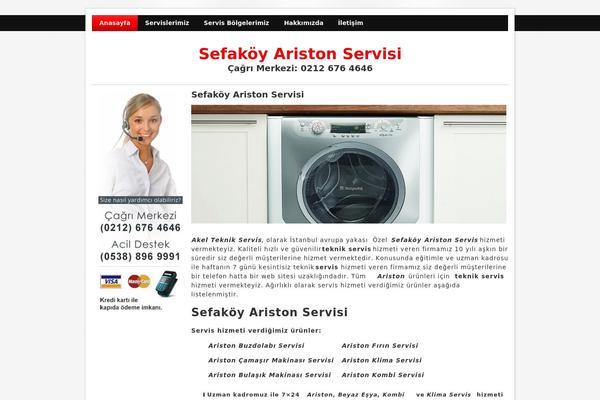 sefakoyaristonservisi.com site used Ariston