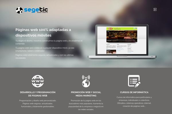 WordPress website example screenshot