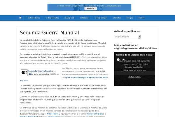 segundaguerramundial.es site used Balasana-wpcom