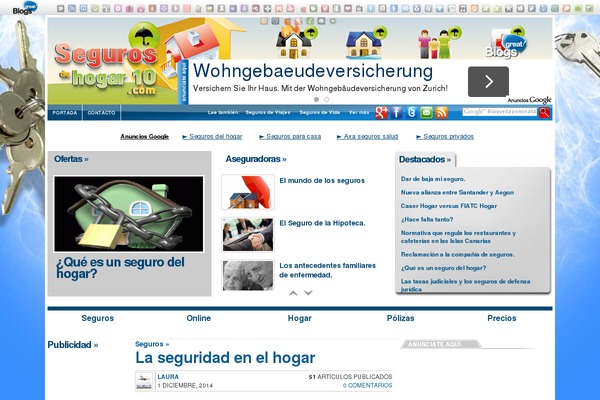 WordPress website example screenshot
